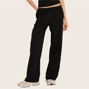 Set Active Heavy Cotton Easy Pants in Black